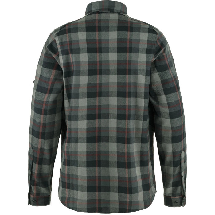 Рубашка мужская Fjallraven Fjallglim Relaxed Shirt, Black/Grey (81380.550-020)