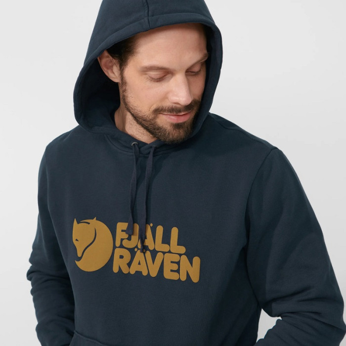 Кофта мужская Fjallraven Logo Hoodie M, Deep Forest (84144.550)