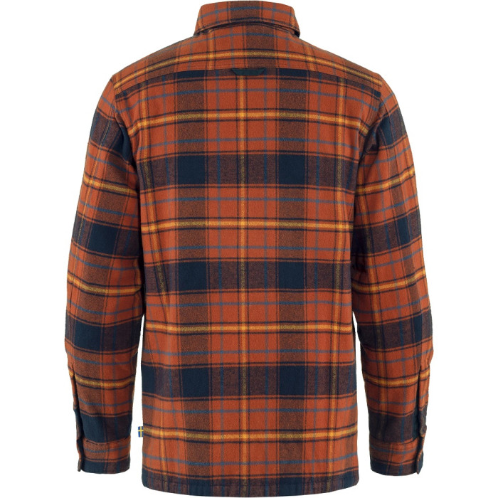 Рубашка мужская Fjallraven Ovik Lite Padded Shirt M, Autumn Leaf/Dark Navy (87069.215-555)
