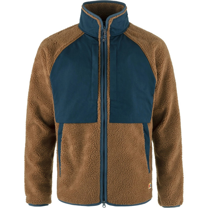 Кофта мужская Fjallraven Vardag Pile Jacket M, Chestnut/Navy (87164.230-560)