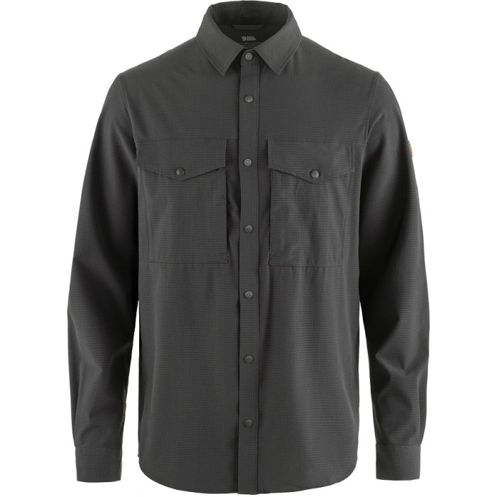 Сорочка чоловіча Fjallraven Abisko Trekking Shirt, Dark Grey (87935.030)