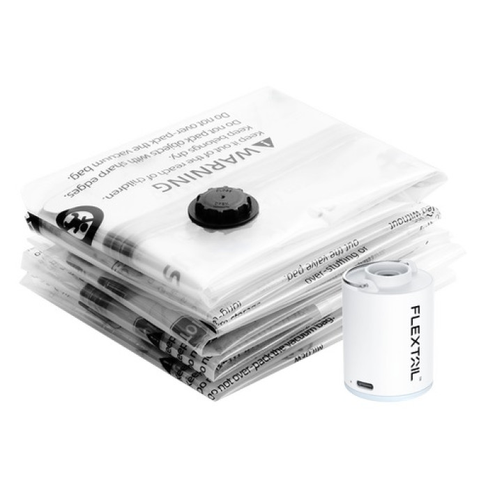 Вакуумні пакети Flextail, розмір M (50х70 см), 4 шт (6971670130370)