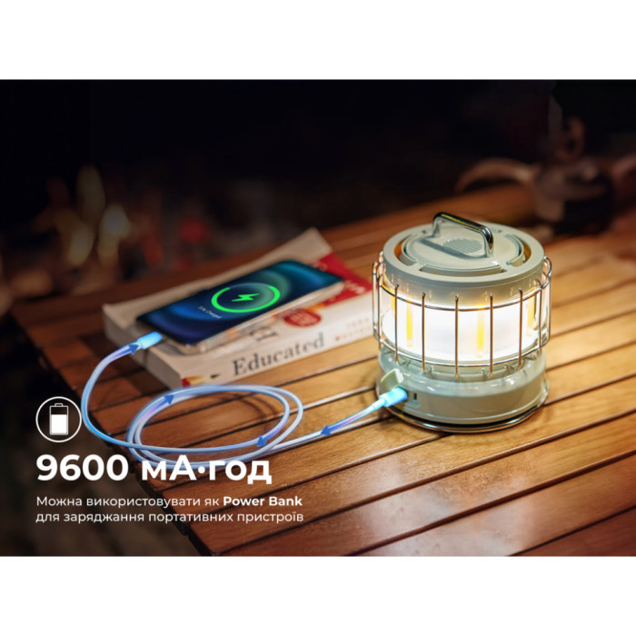 Ліхтар кемпінговий Flextail Max Lantern, білий (6975755960081)