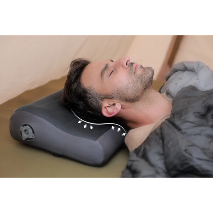 Надувна подушка анатомічна Flextail Zero Pillow SE, grey (6975755962184)