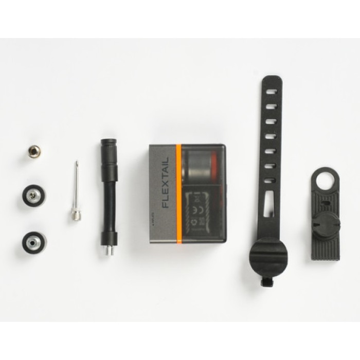 Велосипедный мини насос-задняя фара Flextail Tiny Tire Pump ACS, черный (6975755966342)