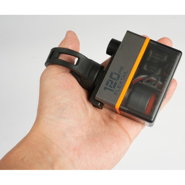 Велосипедный мини насос-задняя фара Flextail Tiny Tire Pump ACS, черный (6975755966342)