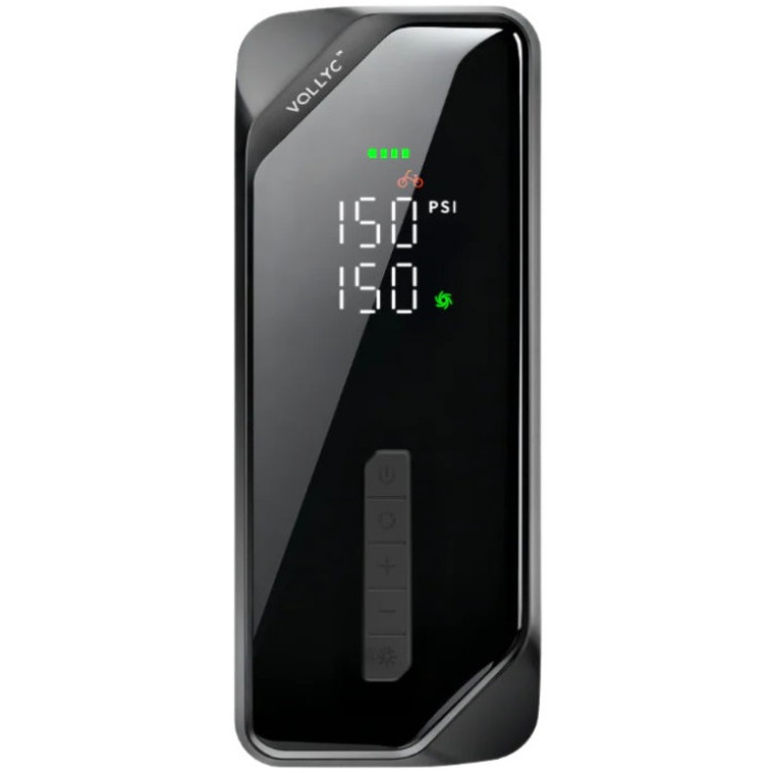 Насос-ліхтар-powerbank автомобільний Vollyc Evo Tire Pump by Flextail, 150 PSI, 1500 mAh (6975755966946)