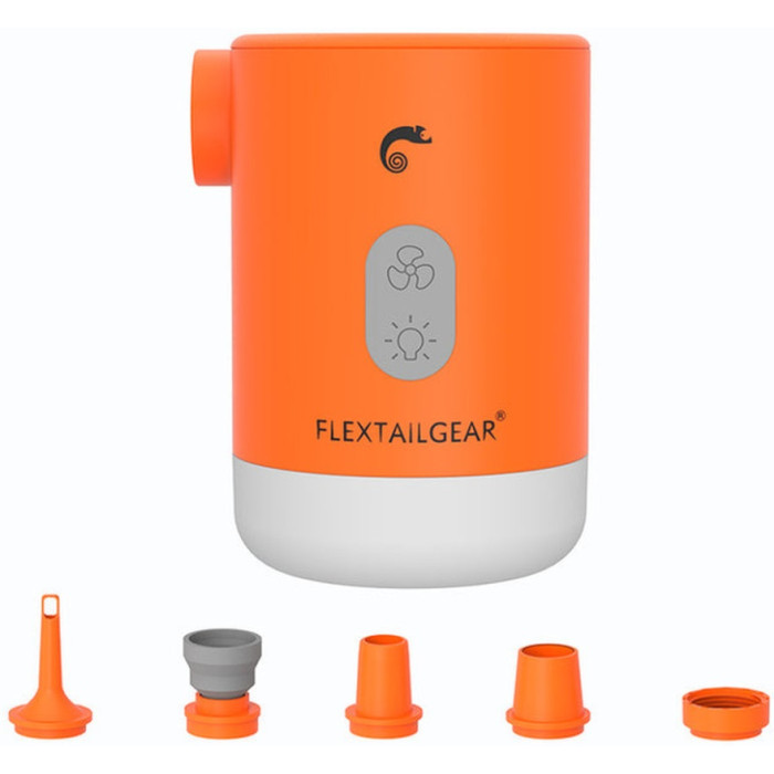Насос-фонарь-повербанк кемпинговый Flextail Max Pump 2 Pro, оранжевый (MP2P4000-OG-i)