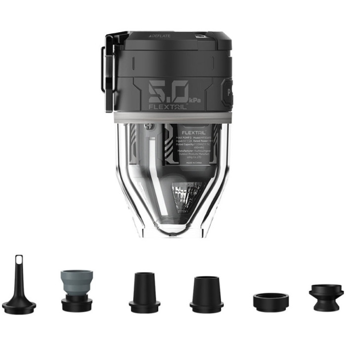 Насос-фонарь кемпинговый Flextail Max Pump 3, чёрный (MP3G650-BK-i)