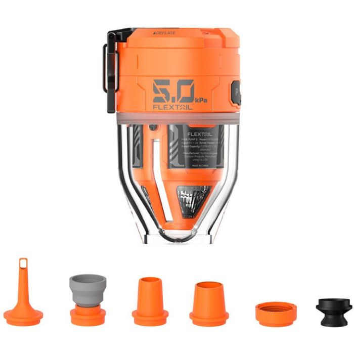 Насос-ліхтар кемпінговий Flextail Max Pump 3, помаранчевий (MP3G650-OG-i)
