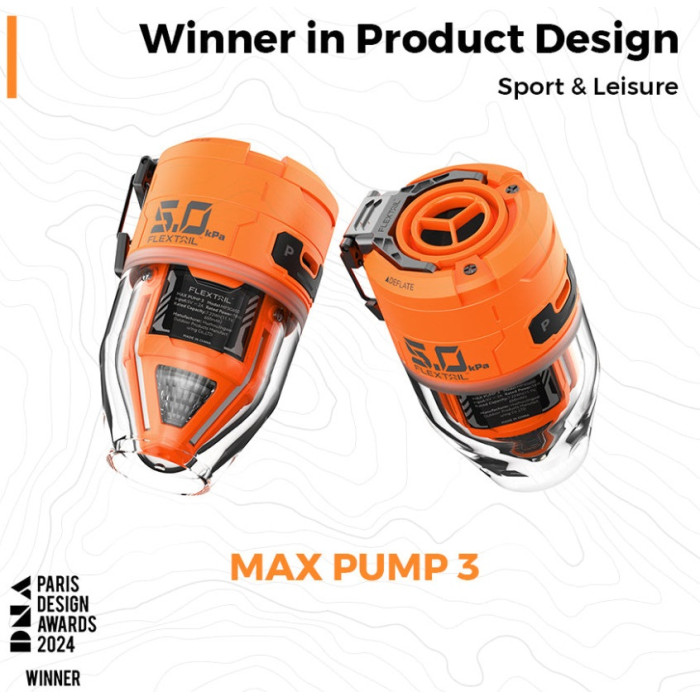 Насос-ліхтар кемпінговий Flextail Max Pump 3, помаранчевий (MP3G650-OG-i)