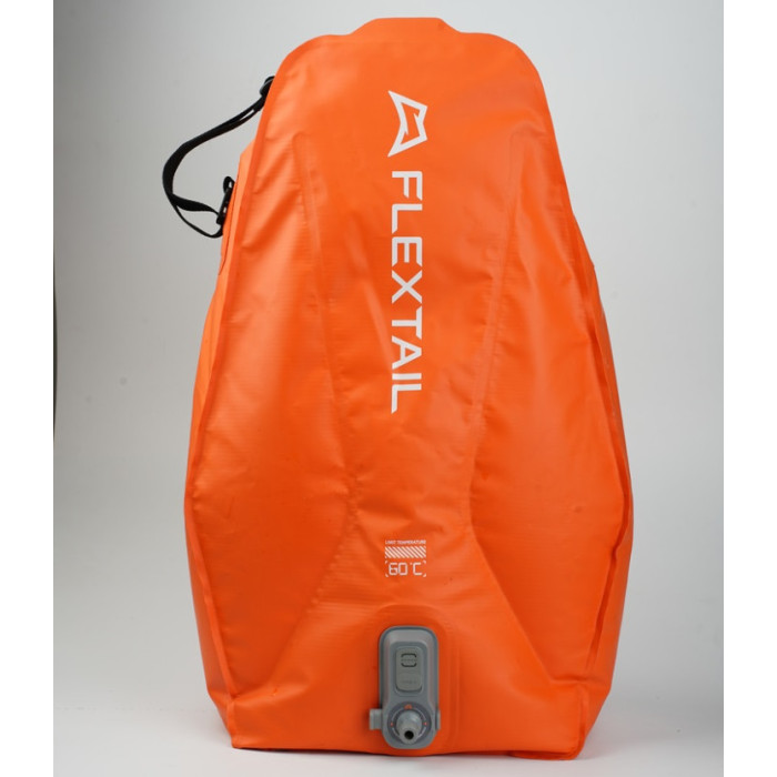 Душ портативний із ємністю та насосом Flextail Tiny Shower Bag, 20л, помаранчевий (TSB-650)