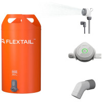 Душ портативний із ємністю та насосом Flextail Tiny Shower Bucket, 20л, помаранчевий (TSB-700)