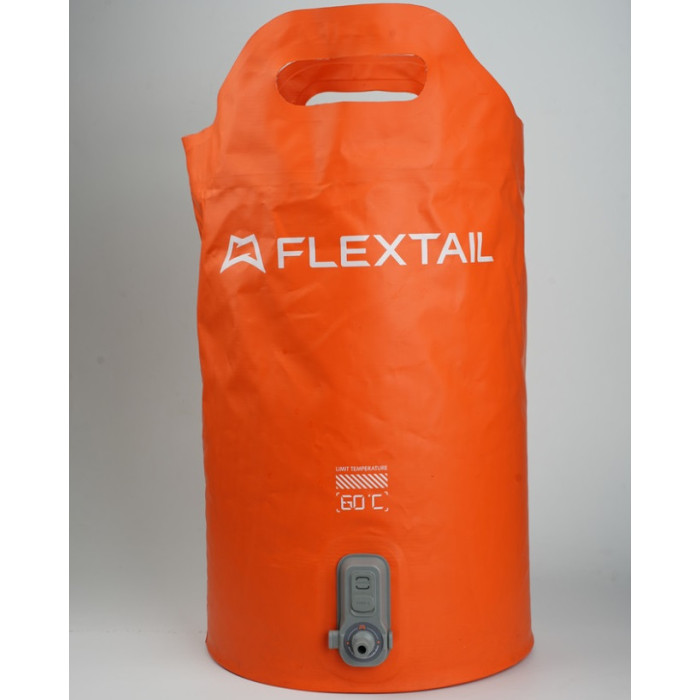 Душ портативний із ємністю та насосом Flextail Tiny Shower Bucket, 20л, помаранчевий (TSB-700)