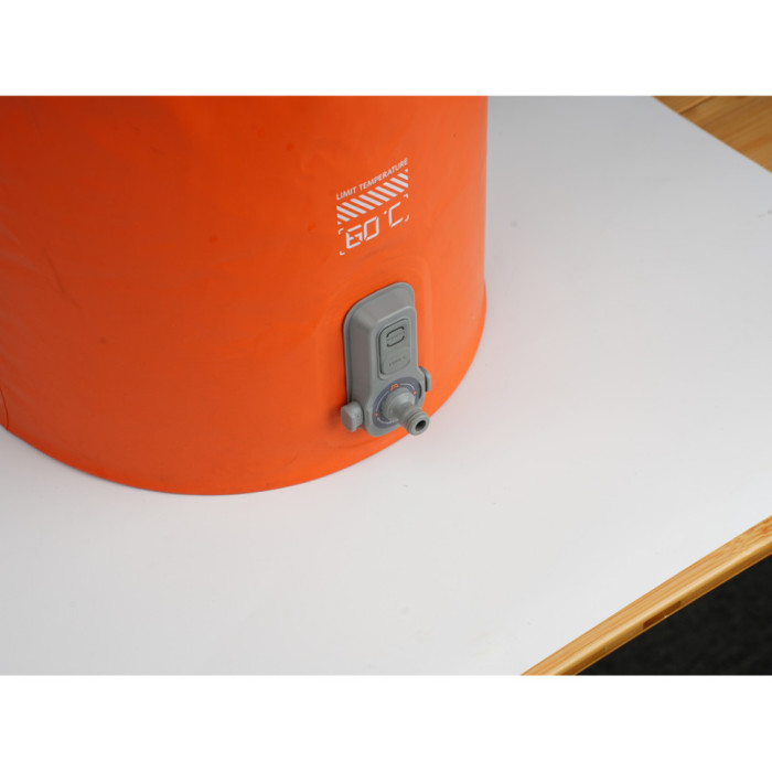 Душ портативний із ємністю та насосом Flextail Tiny Shower Bucket, 20л, помаранчевий (TSB-700)