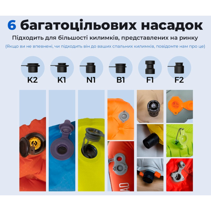Портативний міні-насос Flextail Zero Pump, чорний (ZP650cht-BK-i)