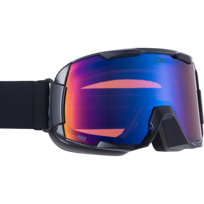 Гірськолижна маска дитяча GOG Griz Cat. 2 black/blue mirror (041.0008)