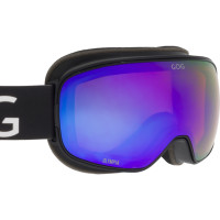 Гірськолижна маска GOG Olympia Cat. 2 matt black/reflex purple (041.0009)