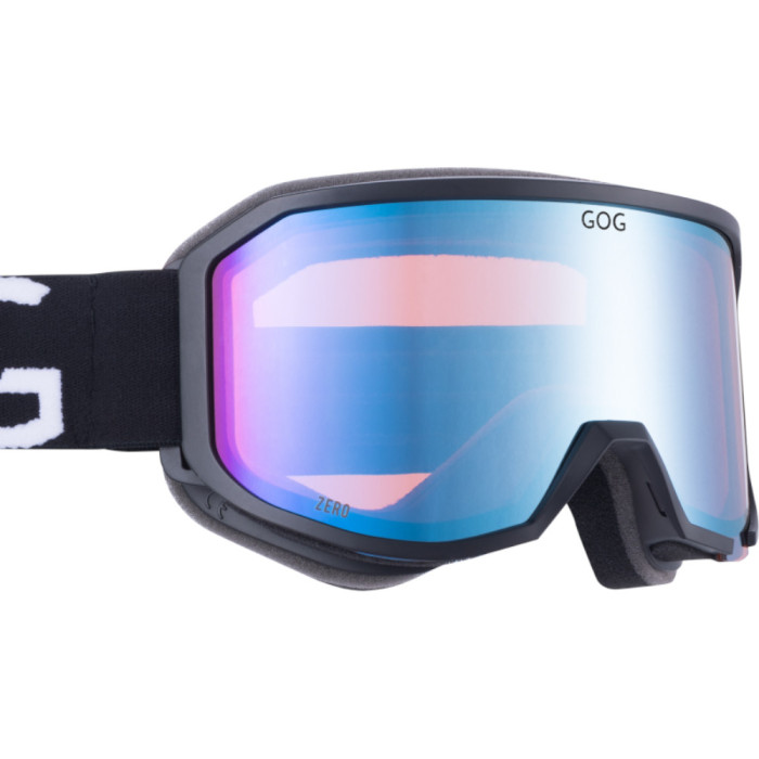 Гірськолижна маска GOG Zero Cat. 2 matt black/polychromatic white/blue (041.0018)