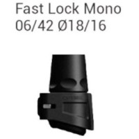 Зажимное соединение для треккинговых палок Gabel 06/42 Fast Lock Mono Ø18/16 black (034.0003)