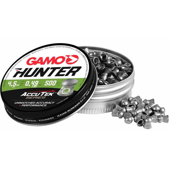 Кульки Gamo Hunter AccuTek 0.49 г, кал.177 (4.5 мм), 500 шт. (6320834-AK)