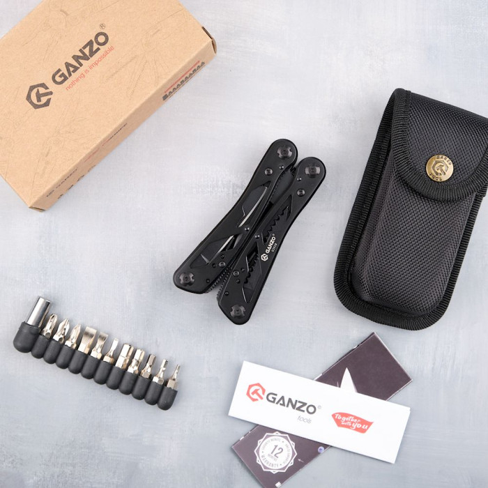 Мультитул Ganzo G202 Black (G202B)