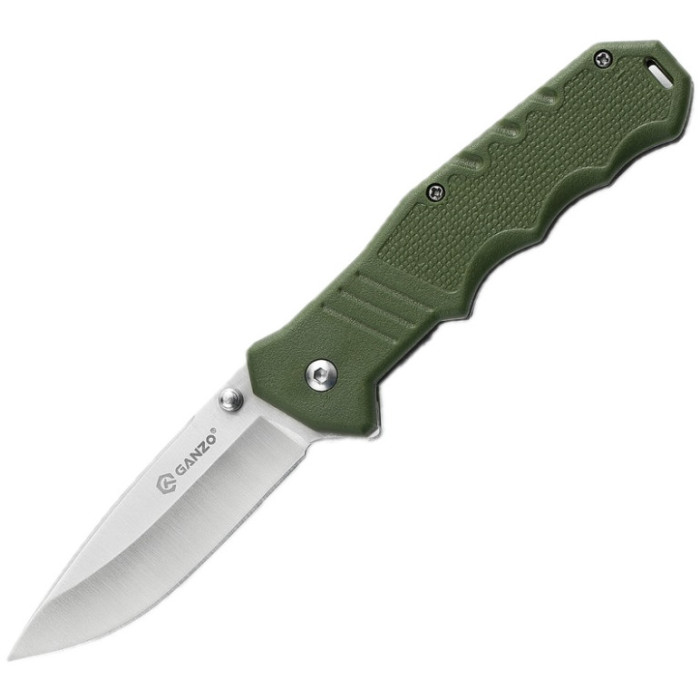 Ніж складаний Ganzo G616-GR (7.9 см) 440C / ABS зелений (G616-GR)