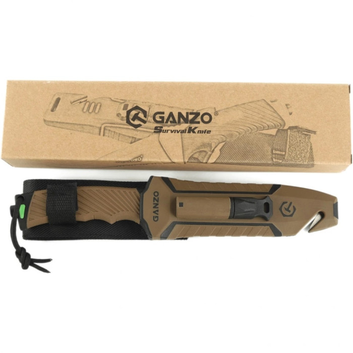 Нож Ganzo G8012V2 Brown (G8012V2-DY)
