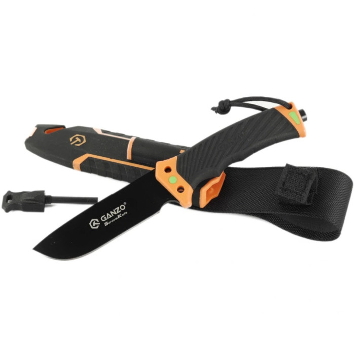 Нож Ganzo G8012V2 Orange (G8012V2-OR)