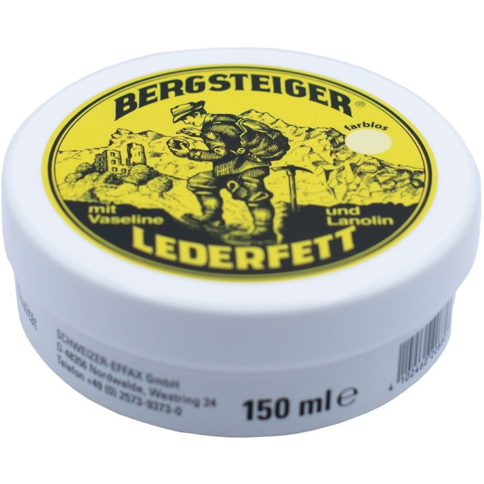 Водоотталкивающая пропитка для обуви Hey-Sport Bergsteiger-Leather-Grease colourless 150 ml (20880000)