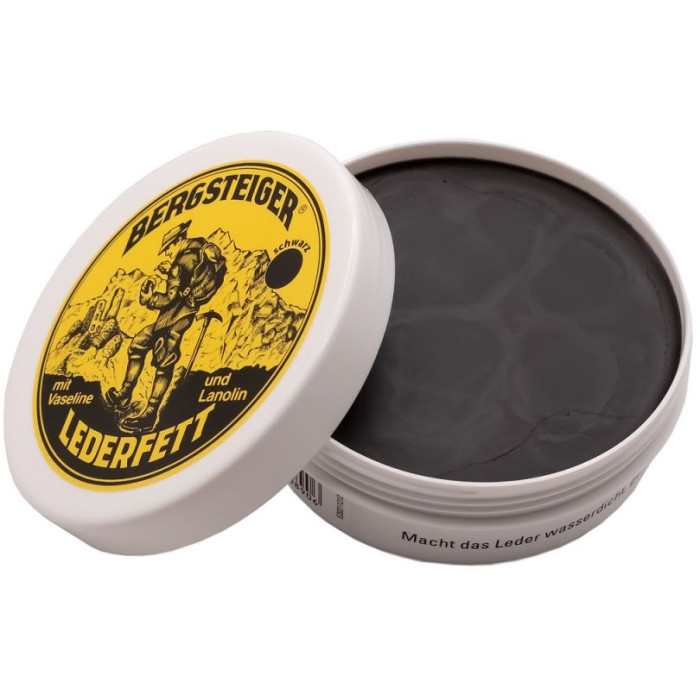 Водоотталкивающая пропитка для обуви Hey-Sport Bergsteiger-Leather-Grease black 150 ml (20890000)