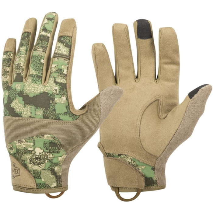 Рукавички тактичні Helikon-Tex Range Tactical Gloves - PenCott WildWood / Coyote A (RK-RNG-PO-4511A)