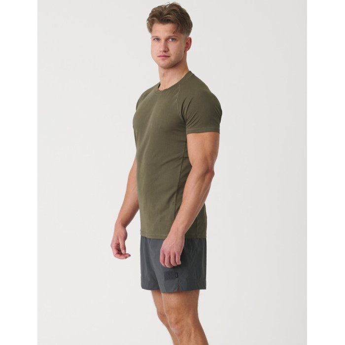 Термоактивна футболка Helikon-Tex Functional T-shirt - Quickly Dry - Olive Green (TS-FUN-QD-02)