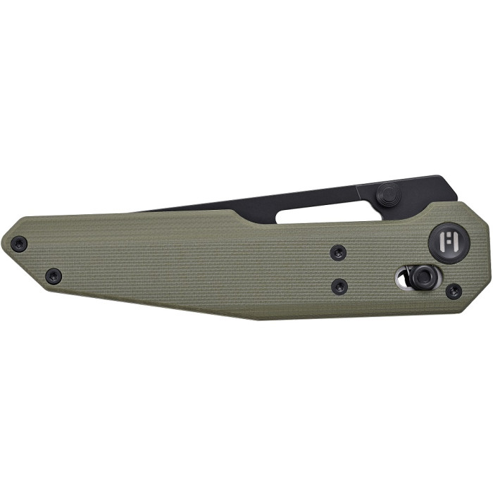 Ніж складаний Hightron Sharplyn,14C28N, G10, зелений, чорний клинок (HK01GRN)