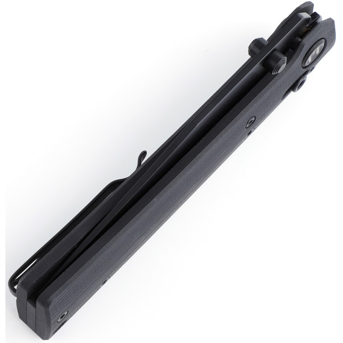 Нож складной Hightron Pathwright, 14C28N, G10, черный, черный клинок (HK03BLK)