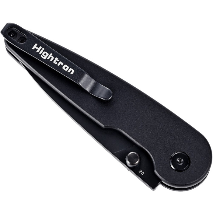 Нож складной Hightron Birdidi, D2, алюминий, черный, черный клинок (HK06BLK)