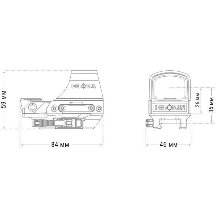 Прицел коллиматорный Holosun HS510C (747006)