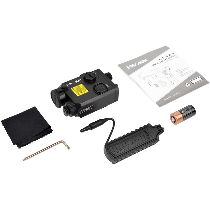 Лазерний цілевказівник Holosun LS321-GR (LS321G) Green & IR / IR illuminator (747053)