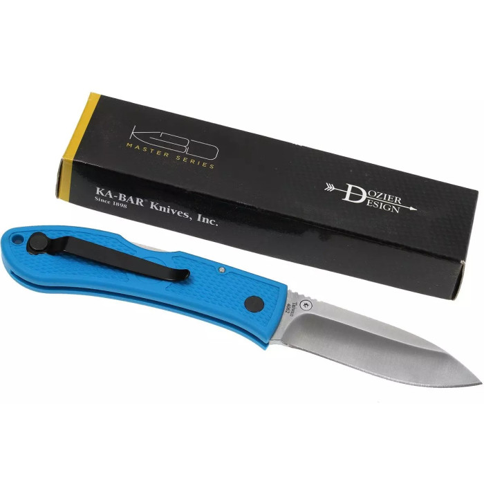 Ніж складаний Ka-Bar Dozier Folding Hunter Blue (4062BL)