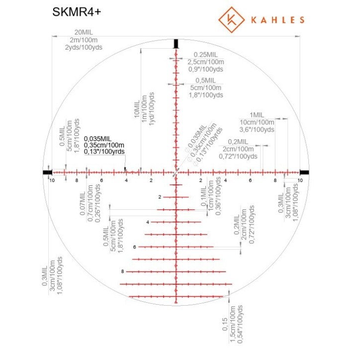 Прицел оптический Kahles K540i DLR CCW 5-40x56 (36 мм) illum. Skmr4+ w-left FFP (10721)