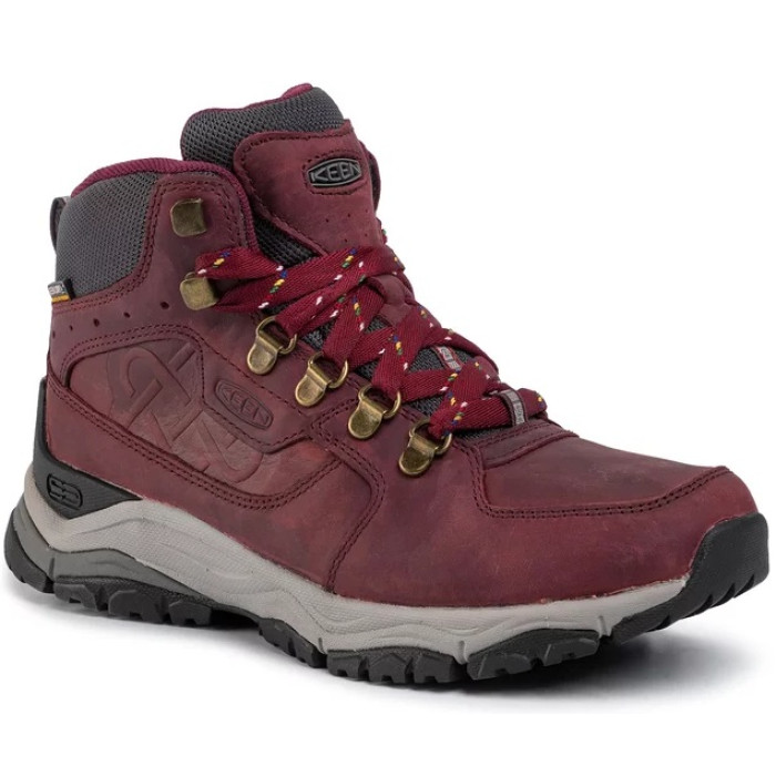 Черевики жіночі Keen Innate Leather Mid WP LTD Burgundy/Shark (1021812)
