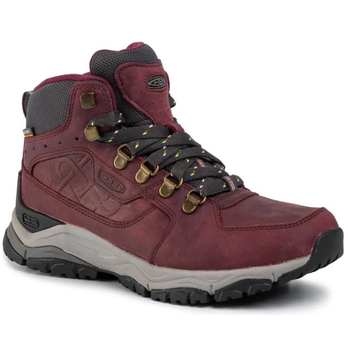 Черевики жіночі Keen Innate Leather Mid WP LTD Burgundy/Shark (1021812)