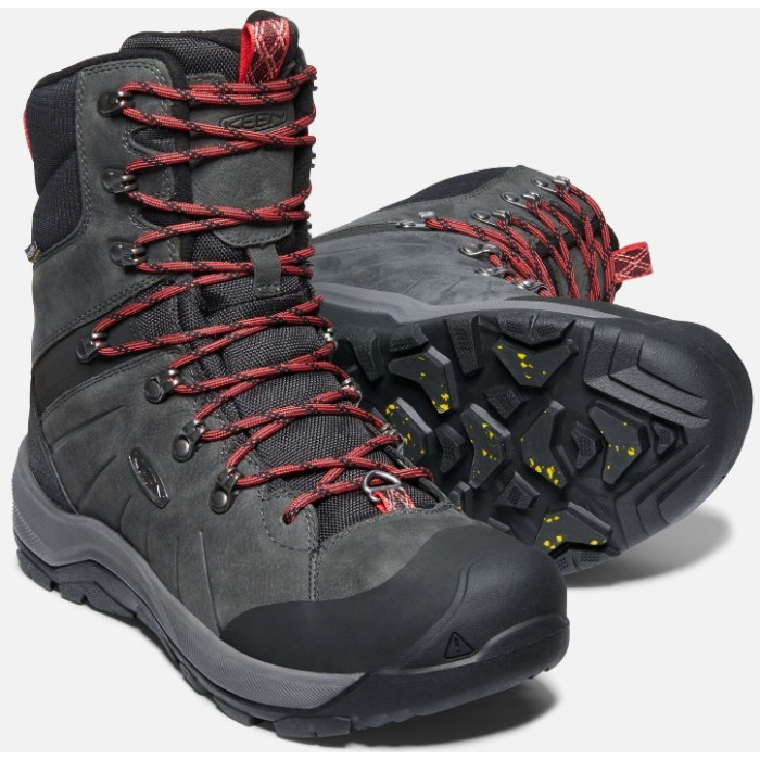 Ботинки мужские Keen Revel IV High Polar Magnet/Red Carpet (1023621)