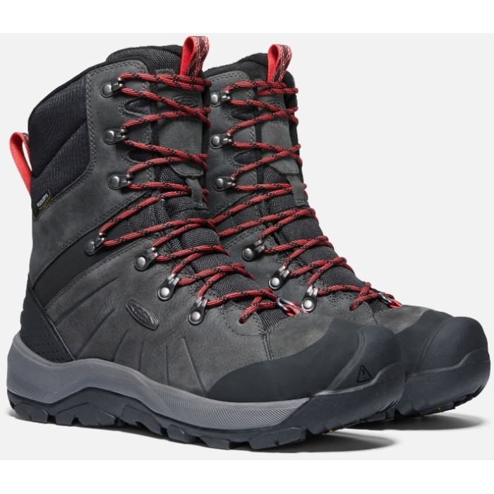 Ботинки мужские Keen Revel IV High Polar Magnet/Red Carpet (1023621)
