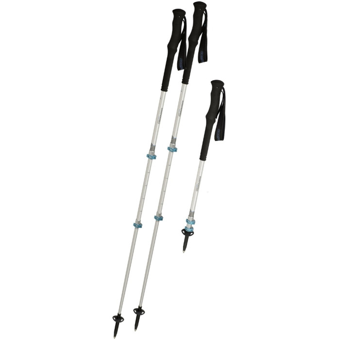 Трекінгові палиці Komperdell Explorer Contour Powerlock Silver/Blue (1742312-10)