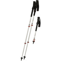 Треккинговые палки Komperdell Explorer Compact Powerlock Silver/Red (1742313-10)