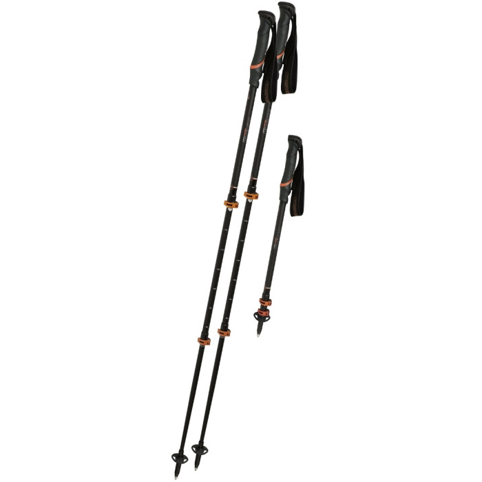 Трекінгові палиці Komperdell Hikemaster Powerlock Compact Black/Orange (1742321-02)