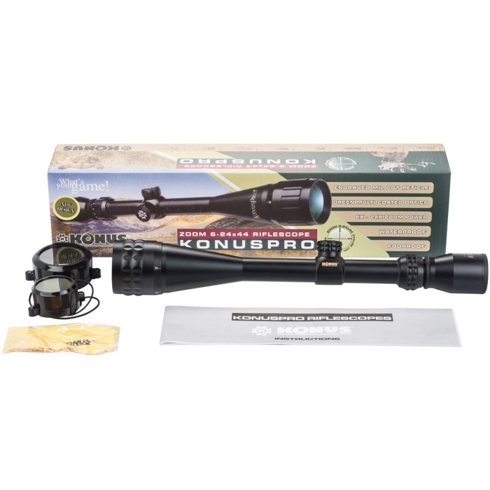 Приціл оптичний Konus KonusPro 6-24x44 MIL-DOT AO (7259)