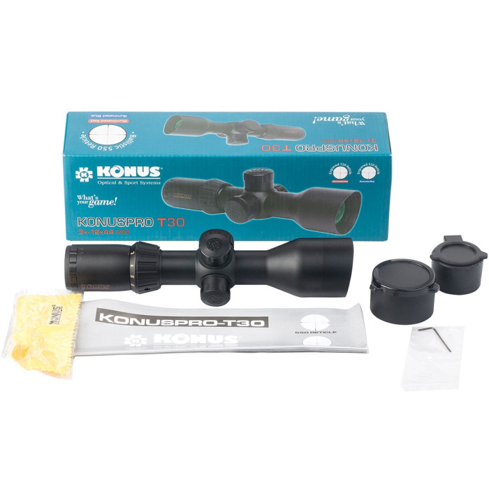 Приціл оптичний Konus KonusPro T-30 3-12x44 BDC IR (7291)