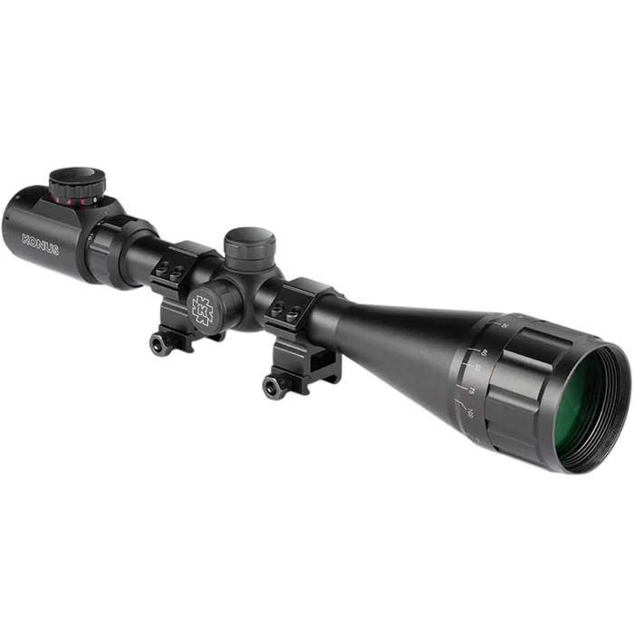 Прицел оптический Konus Fighter 4-16x50 BDC IR AO (с кольцами) (7349)